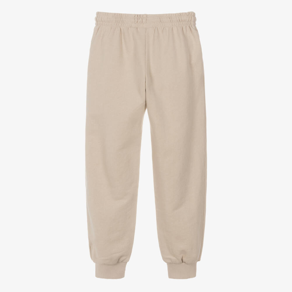 Mini Rodini-بنطلون رياضي قطن عضوي بطبعة كلاب لون بيج فاتح | Childrensalon