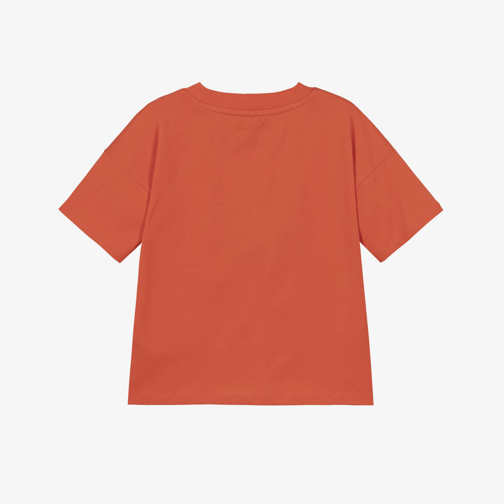 Mini Rodini-Red Rodini Prix Organic Cotton T-Shirt | Childrensalon