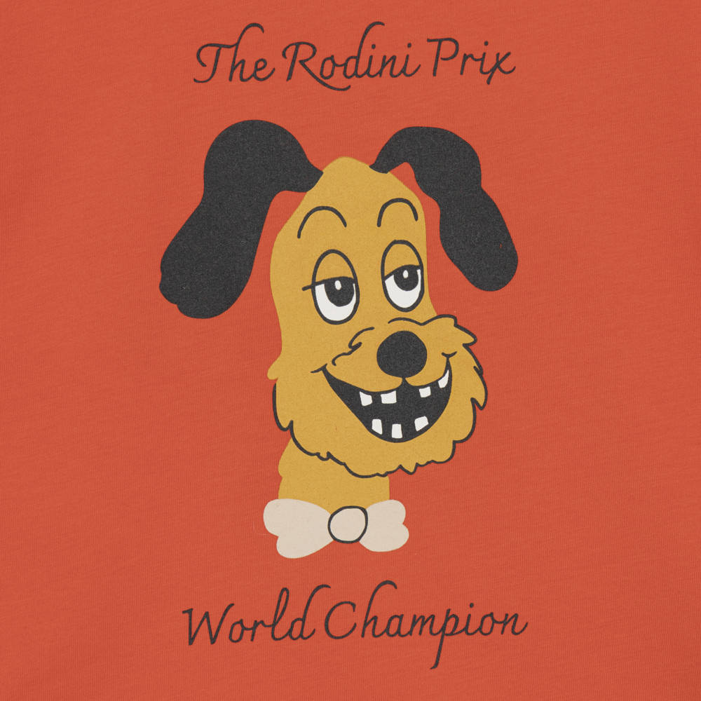 Mini Rodini-Red Rodini Prix Organic Cotton T-Shirt | Childrensalon