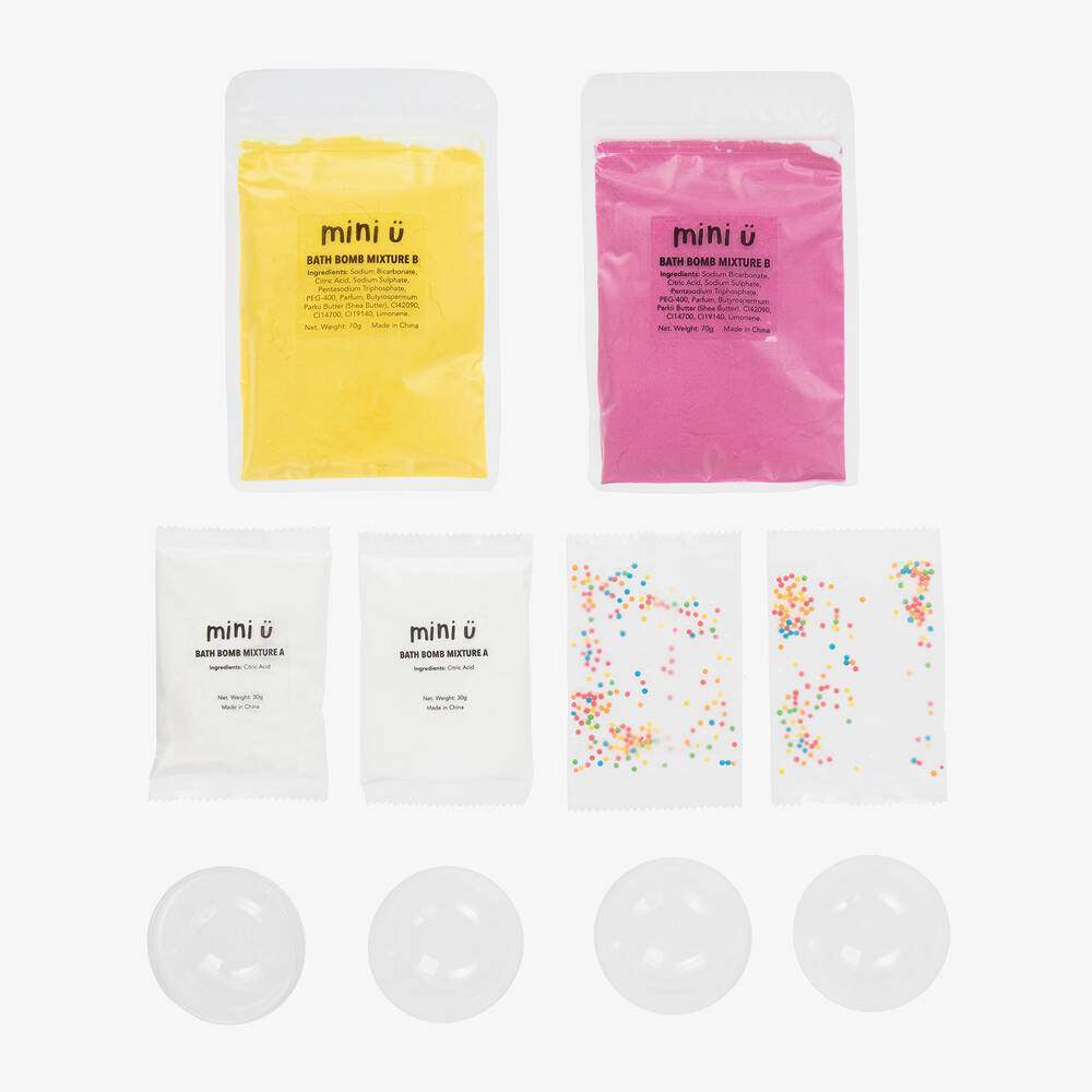 Mini U-مجموعة لصنع كرات الإستحمام الفوارة ( 200جرام) | Childrensalon