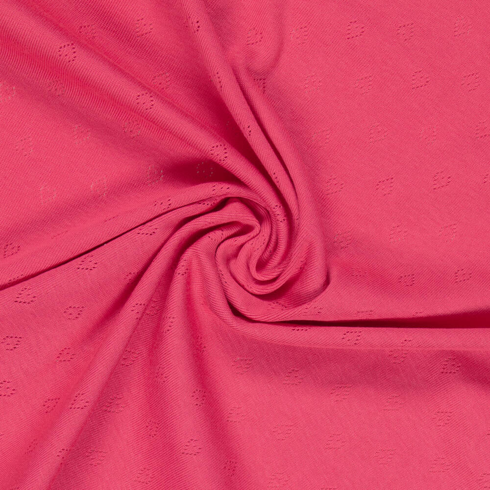 Minutus-بطانية قطن جيرسي لون زهري فوشيا للبنات (78 سم) | Childrensalon