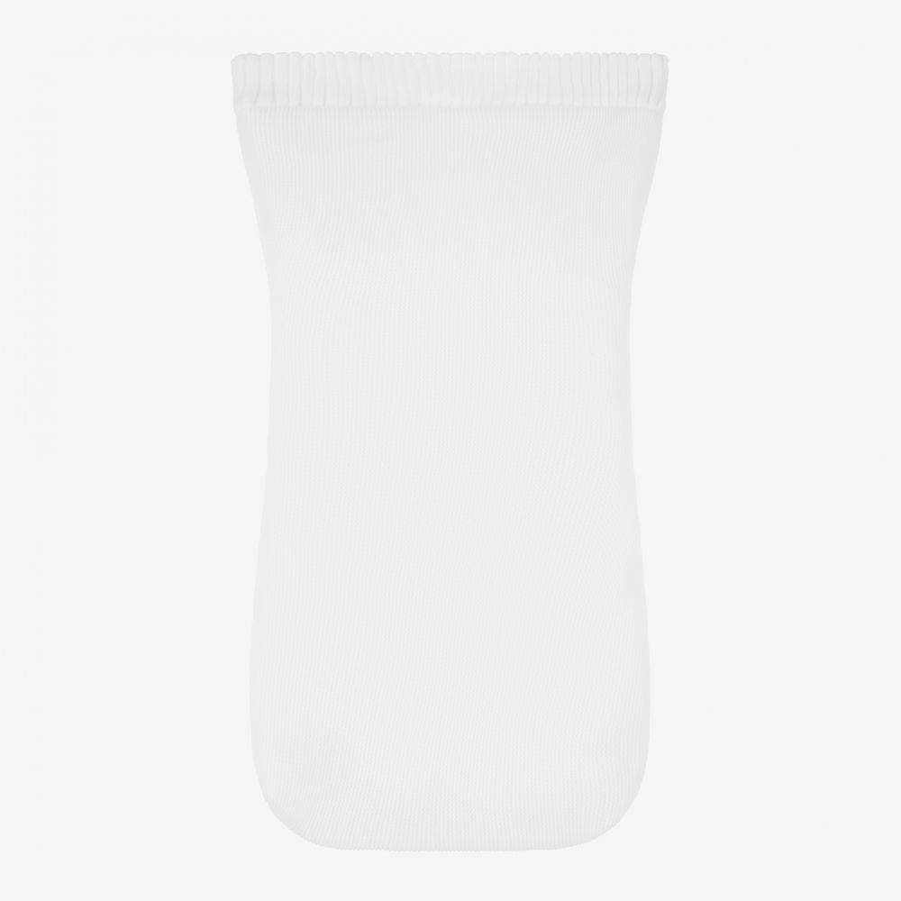 Minutus-White Knitted Baby Nest (75cm) | Childrensalon