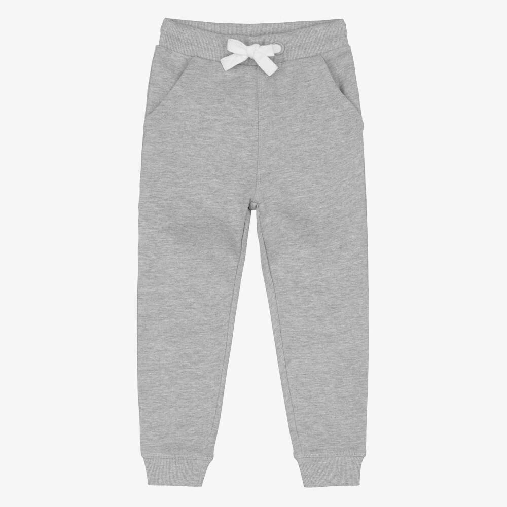 Minymo-Black & Grey Cotton Joggers (2 Pack) | Childrensalon