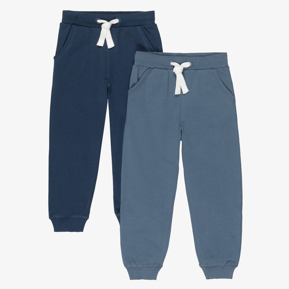 Minymo-بنطلون رياضي قطن لون أزرق (عدد 2) | Childrensalon