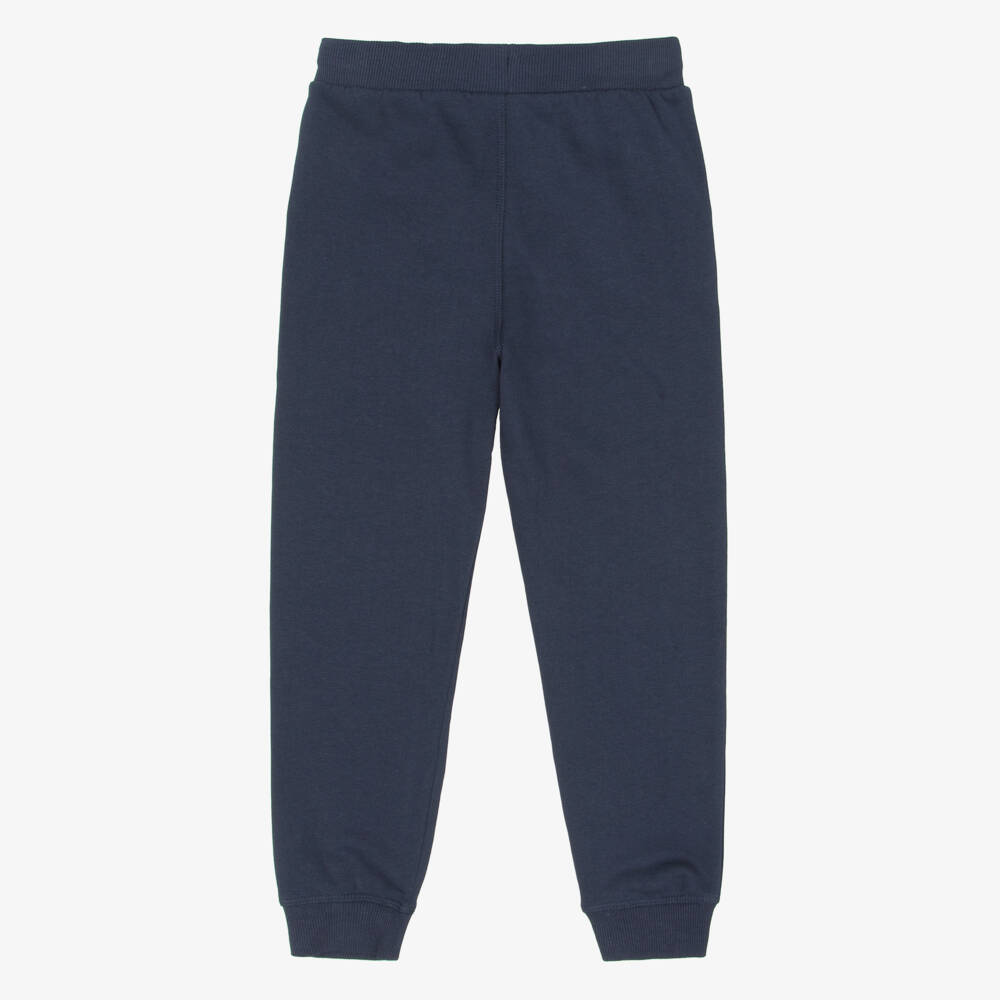 Minymo-Blue & Grey Cotton Joggers (2 Pack) | Childrensalon