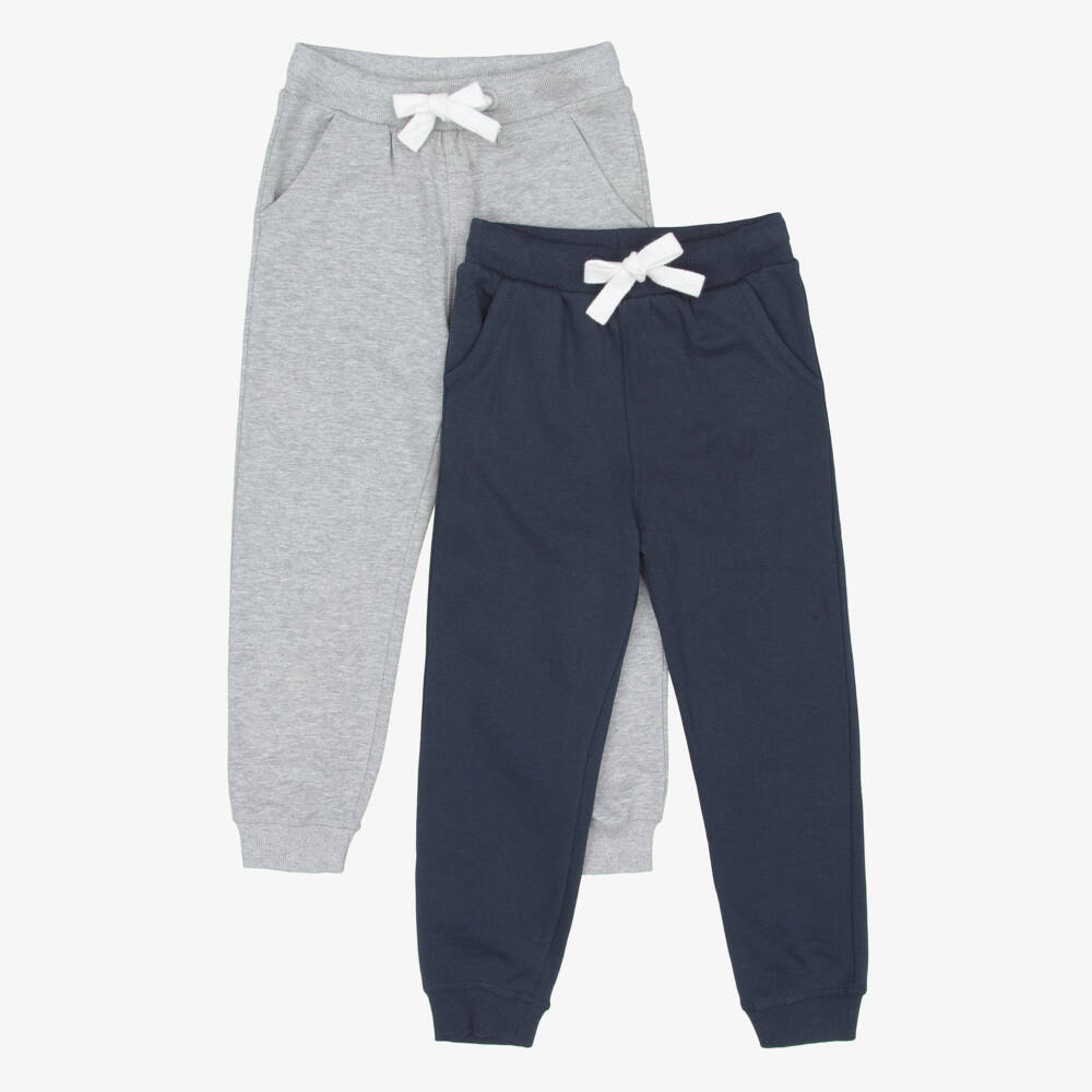 Minymo-بنطلون رياضي قطن لون كحلي ورمادي (عدد 2) | Childrensalon