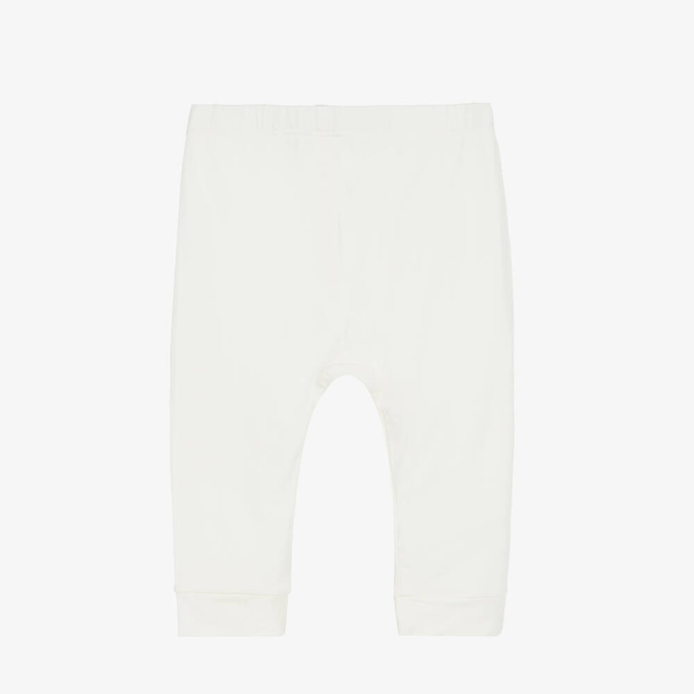 Minymo-Ivory Bamboo Baby Leggings | Childrensalon