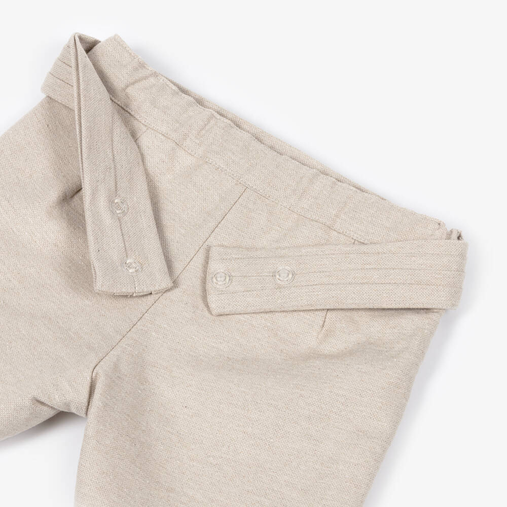 Miranda-بدلة شورت وجيليه لون بيج للأولاد | Childrensalon