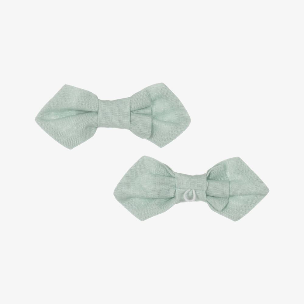 Miranda-Boys Green Linen & Cotton Waistcoat Suit | Childrensalon