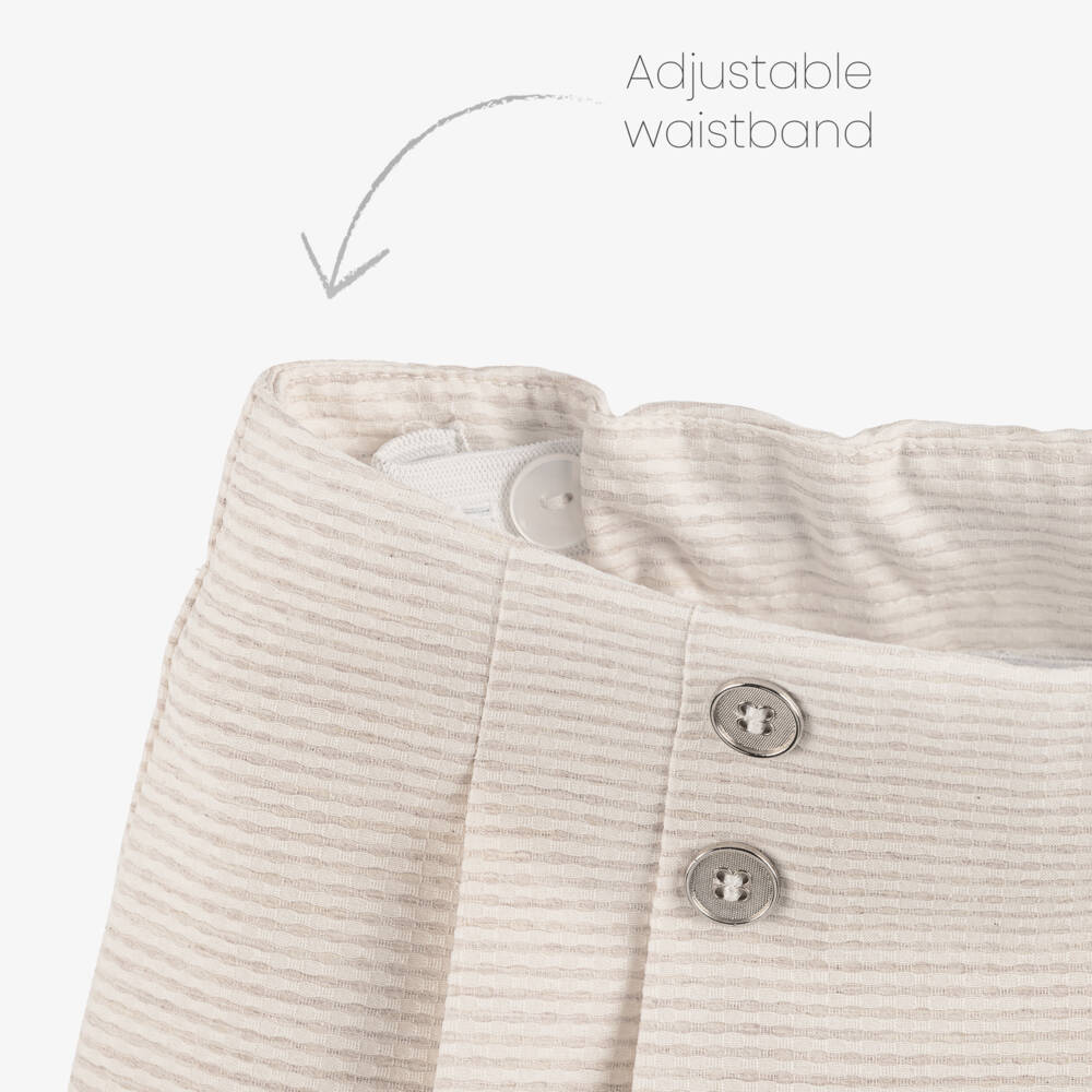 Miranda-Girls Green Blouse & Beige Skort Set | Childrensalon