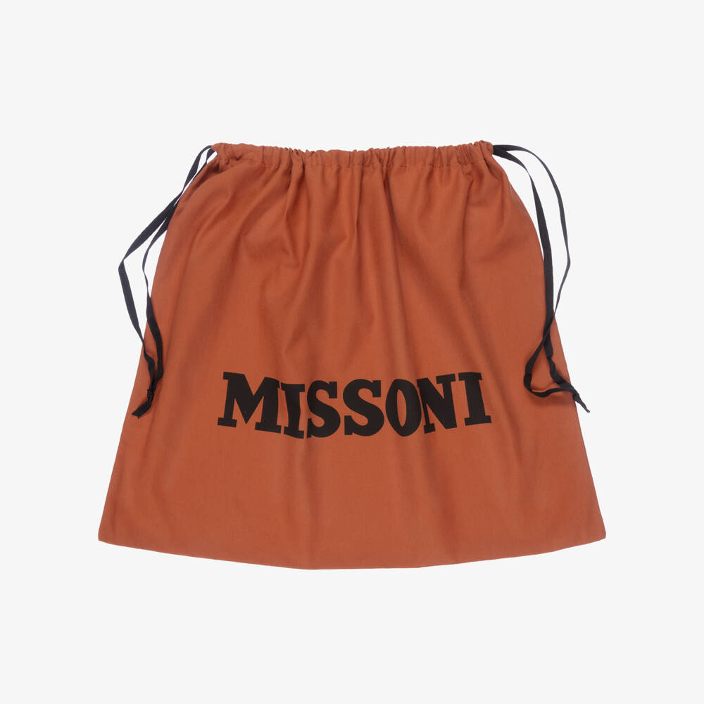 Missoni-Black Quilted Zigzag Changing Bag (42cm) | Childrensalon