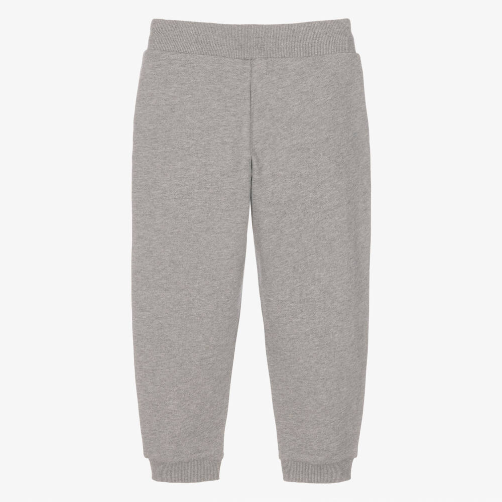Missoni-Boys Grey Marl Joggers with Zigzag Letters | Childrensalon