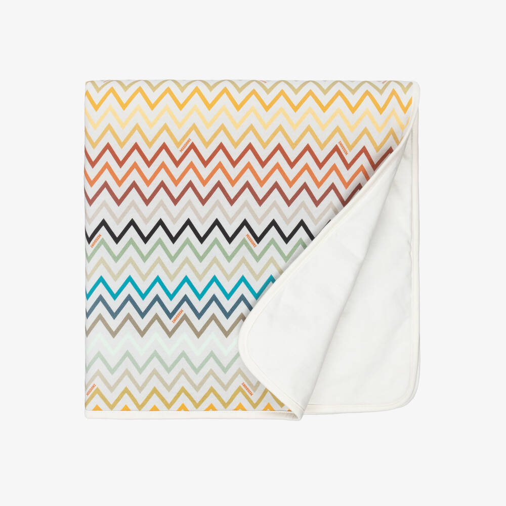 Missoni-Colourful Zigzag Pattern Padded Blanket (79cm) | Childrensalon