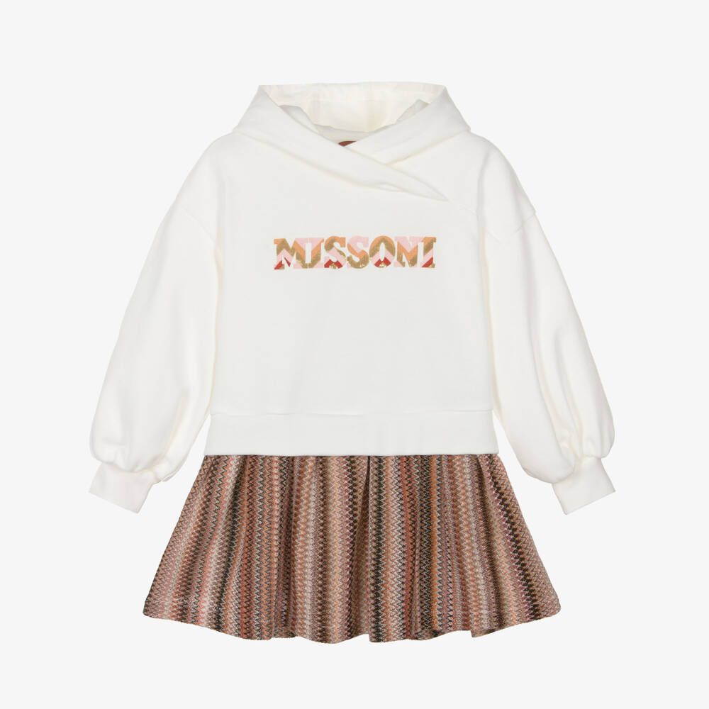 Missoni Girls Sleeveless Zigzag Top in Multicolour