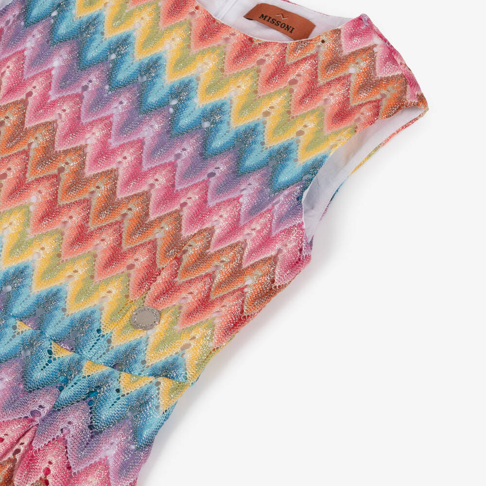 Missoni Girls Jersey Shorts in Pink