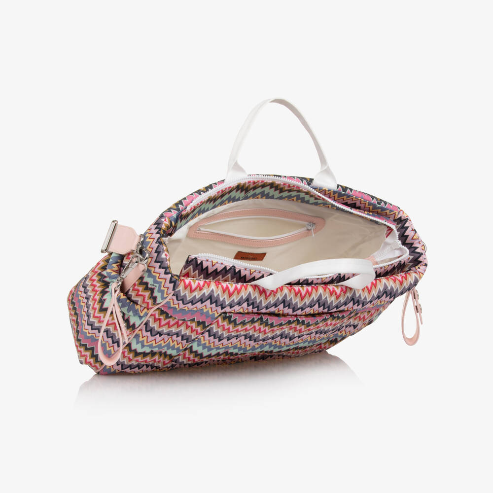 Missoni-Pink & Purple Zigzag Changing Bag (50cm) | Childrensalon