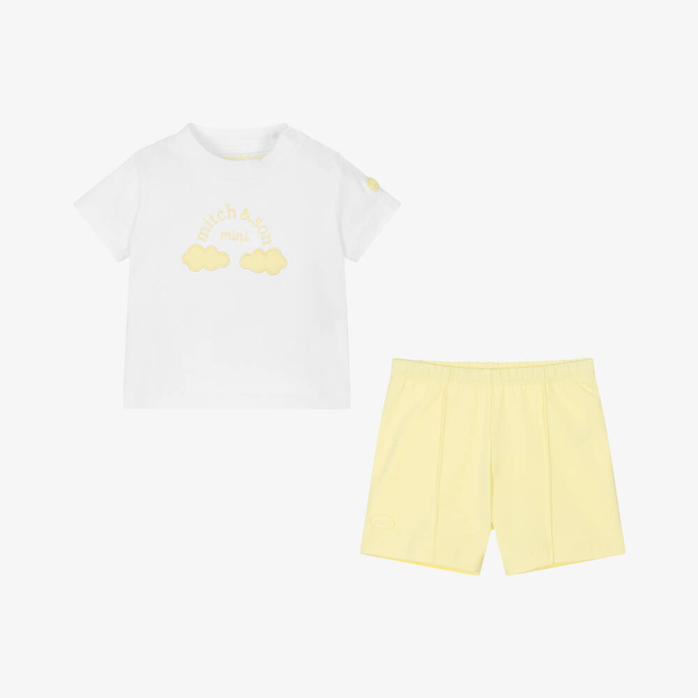 MITCH & SON - JNR Rory Dropped Shoulder Short Set - Lime Sherbet