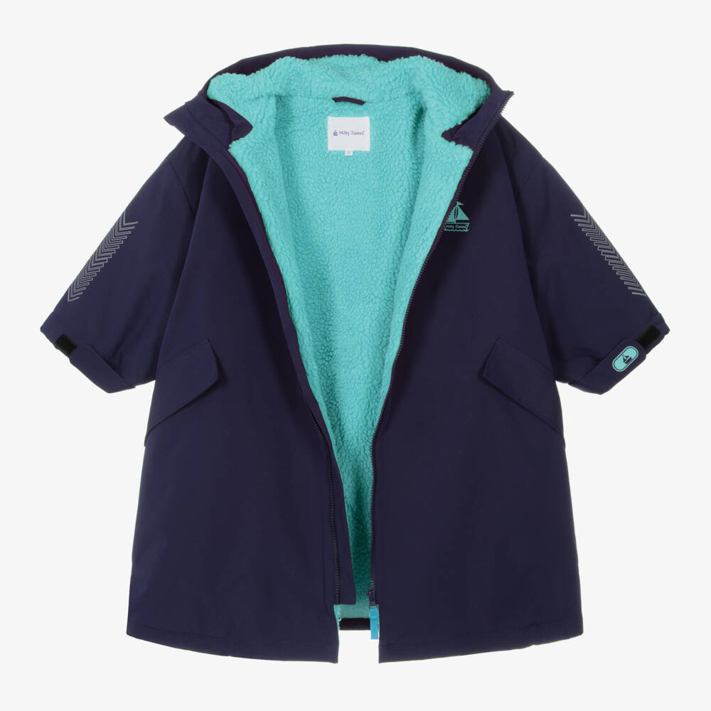 Mitty James-Blue Water-Repellent Changing Coat | Childrensalon
