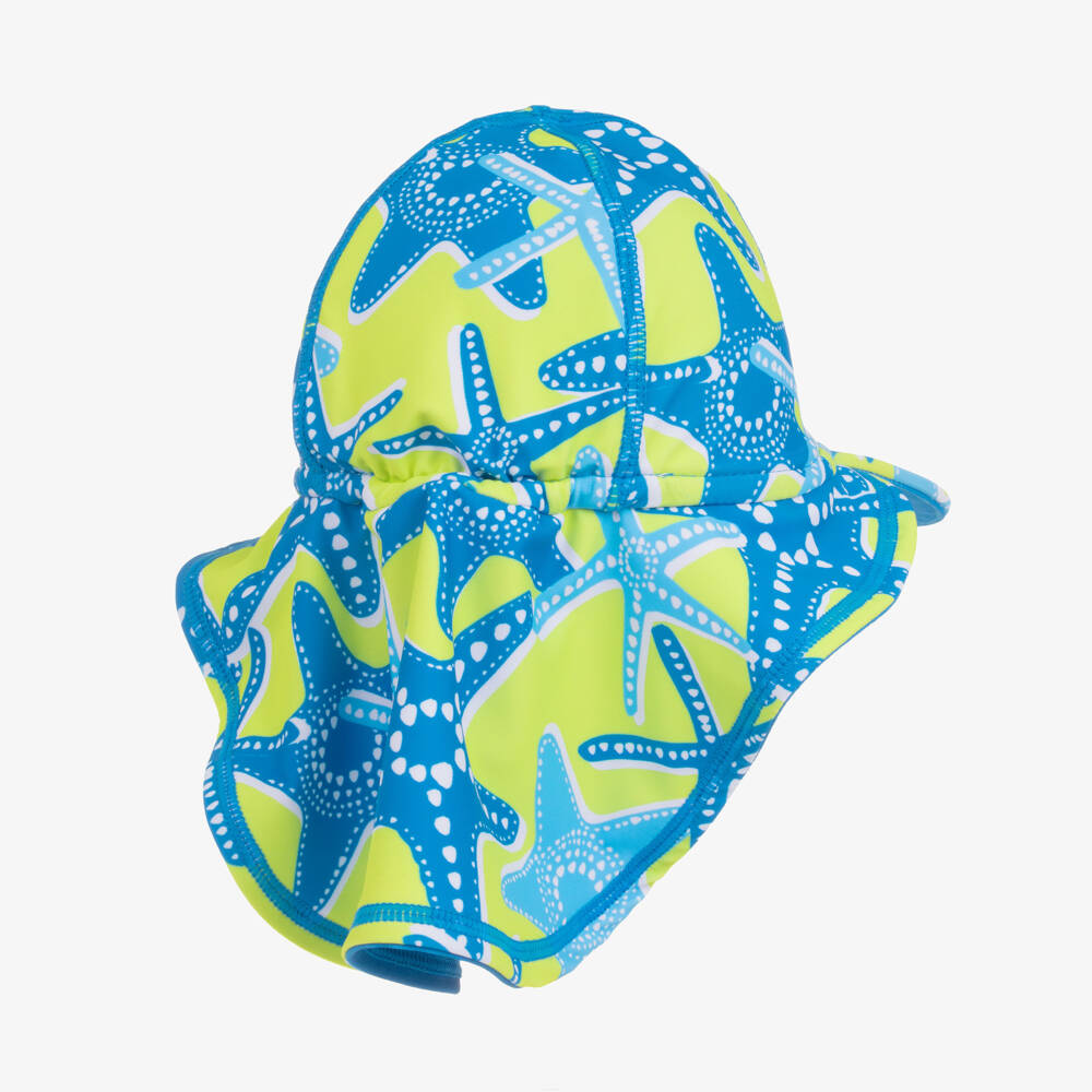 Mitty James-قبعة سباحة بطبعة نجم البحر للأولاد (عامل حماية 50+) | Childrensalon