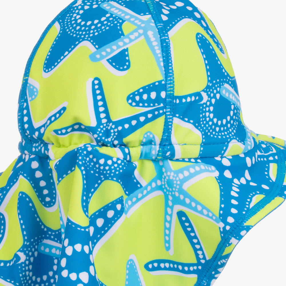 Mitty James-قبعة سباحة بطبعة نجم البحر للأولاد (عامل حماية 50+) | Childrensalon