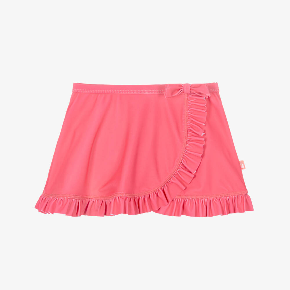 Mitty James-Girls Pink Beach Cover-Up Skirt (UPF50+) | Childrensalon