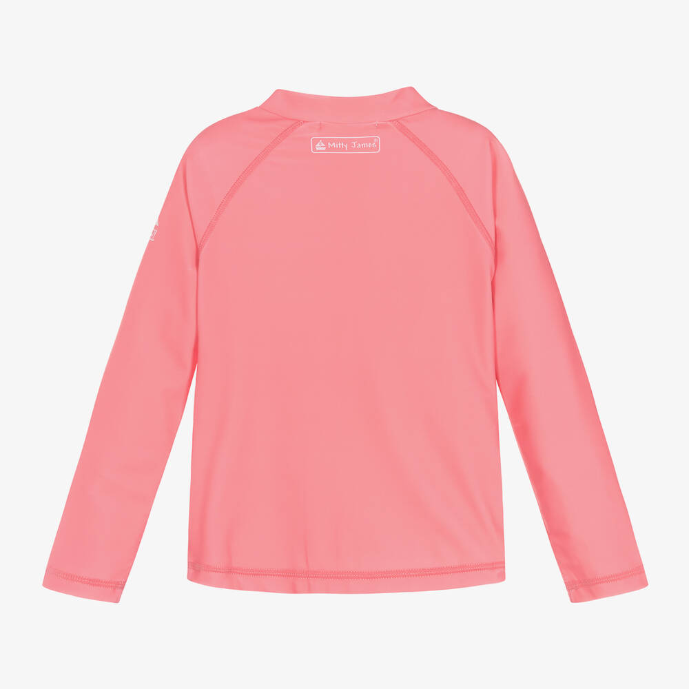 Mitty James-Pink Sun Protective Swim Top (UPF50+) | Childrensalon