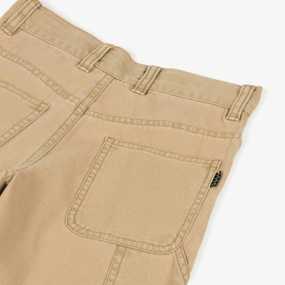 Molo-جينز بجيوب كاربنتر قطن لون بيج | Childrensalon