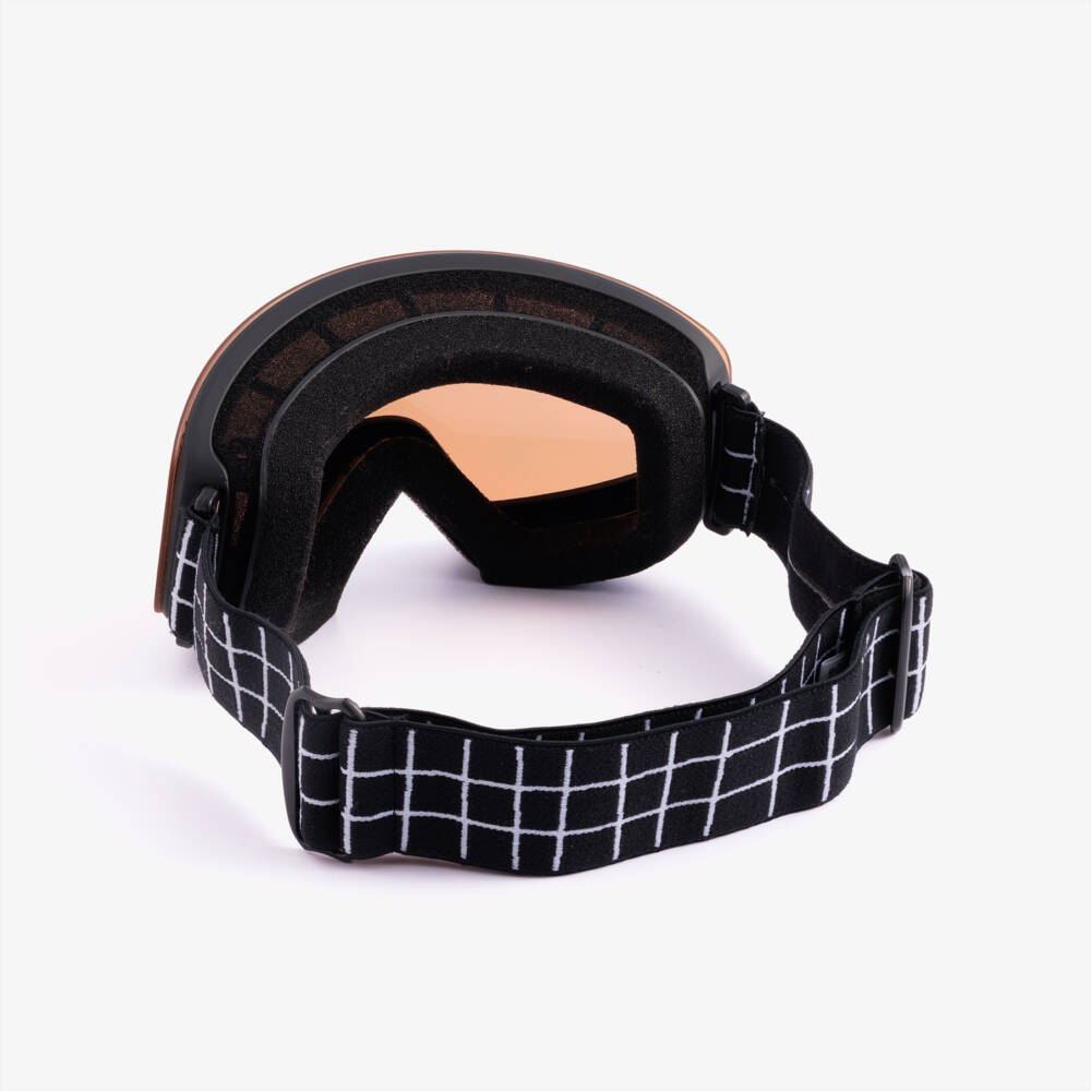 Molo-Black & Orange-Red Ombré Ski Goggles | Childrensalon
