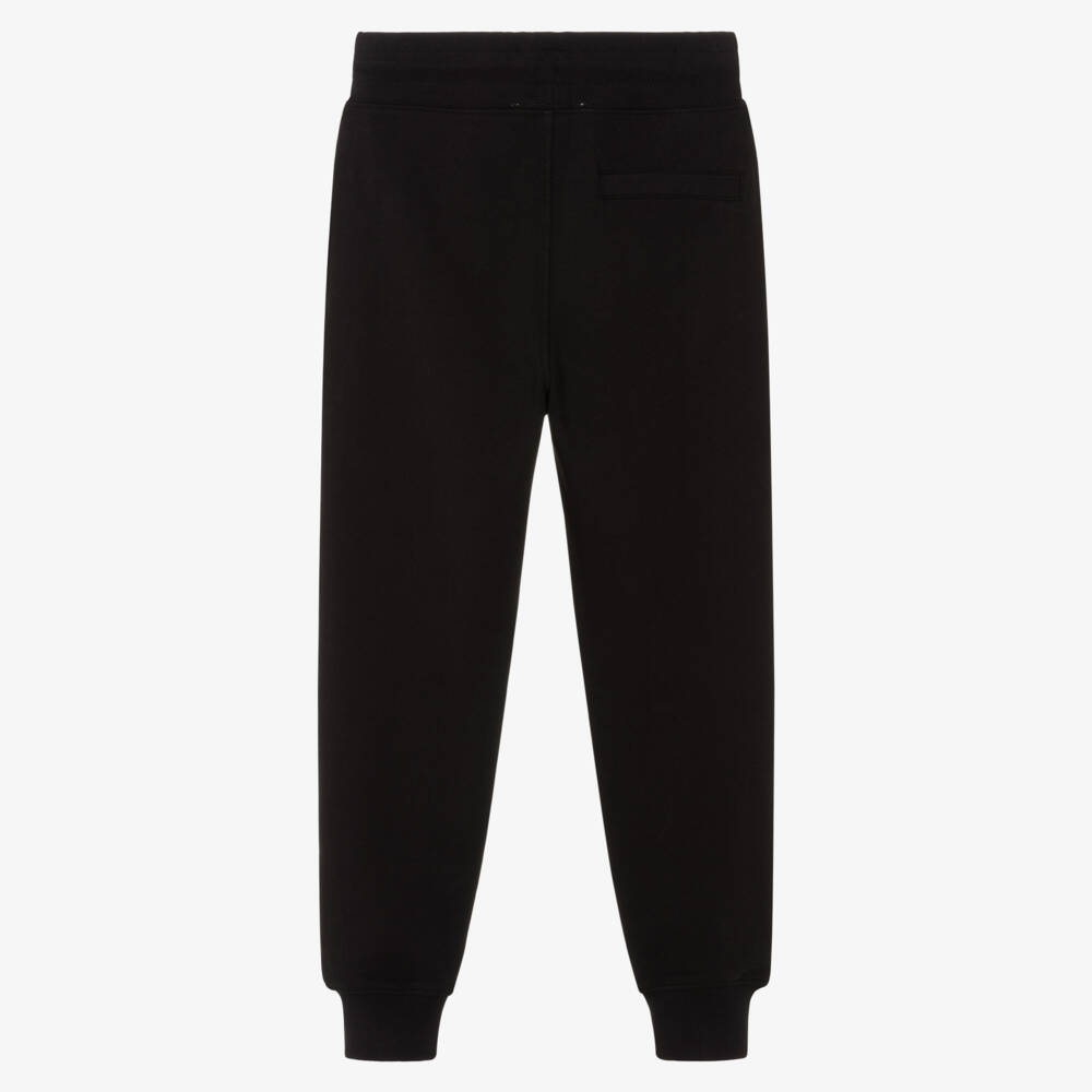 Molo-بنطلون رياضي بجيوب بسحاب قطن عضوي لون أسود | Childrensalon