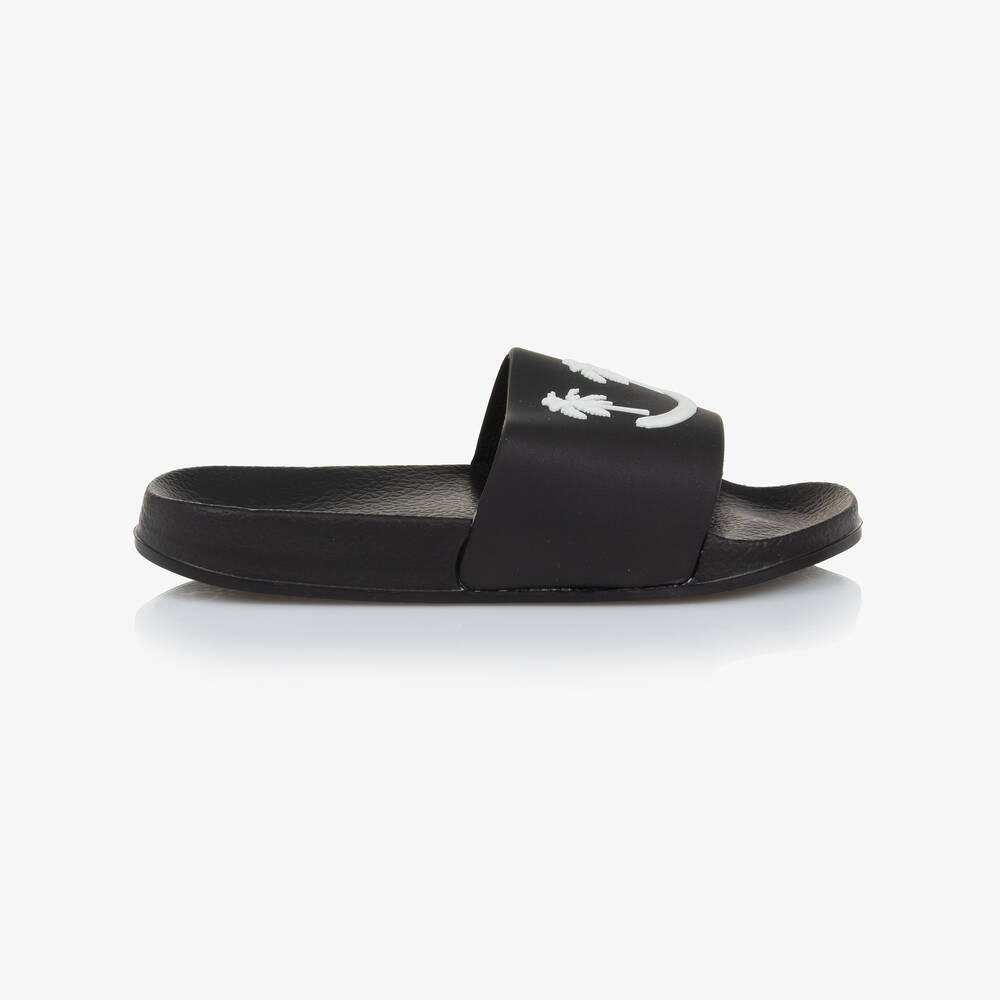 Molo-Black Palm Tree Smile Sliders | Childrensalon