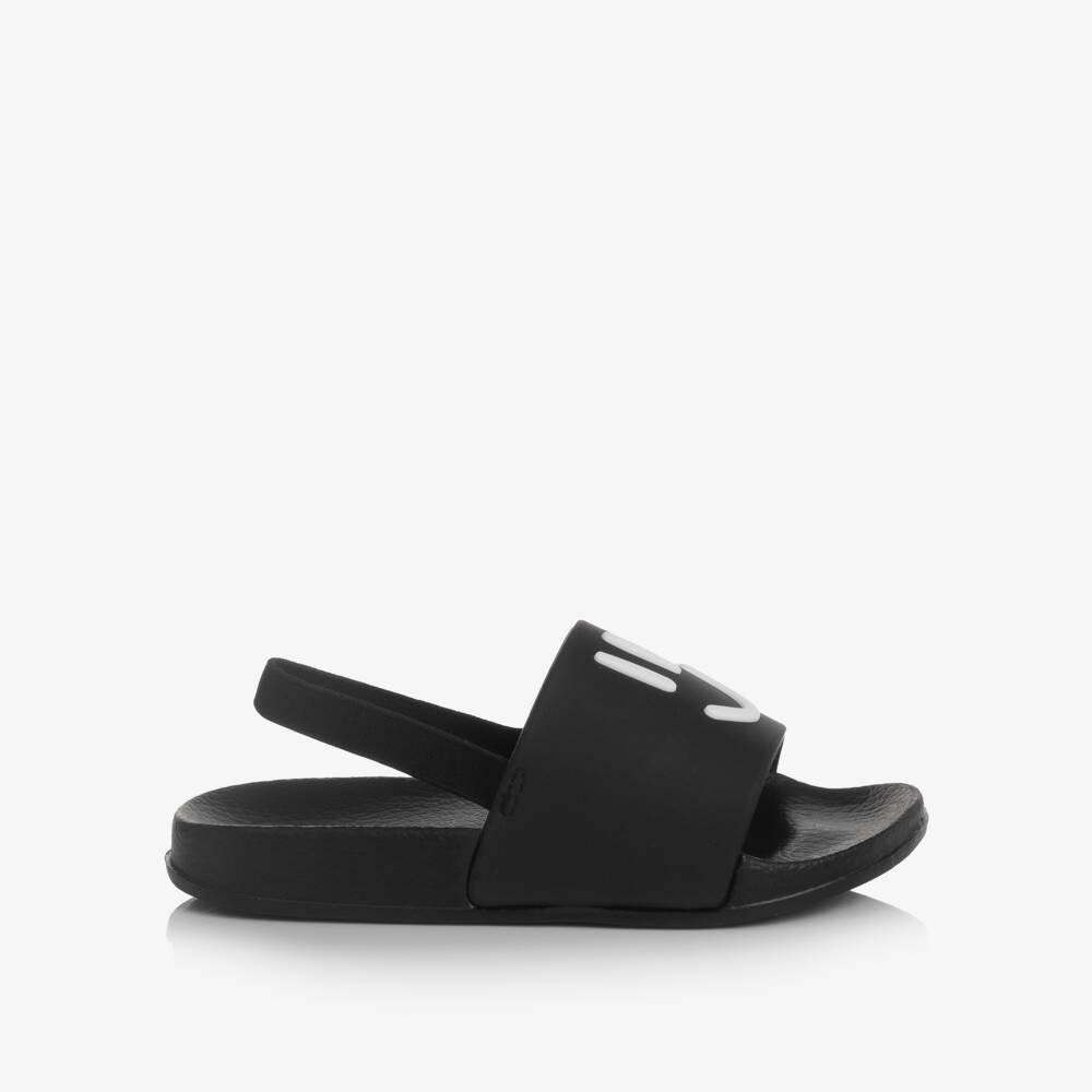 Molo-Black Smiling Face Sliders | Childrensalon