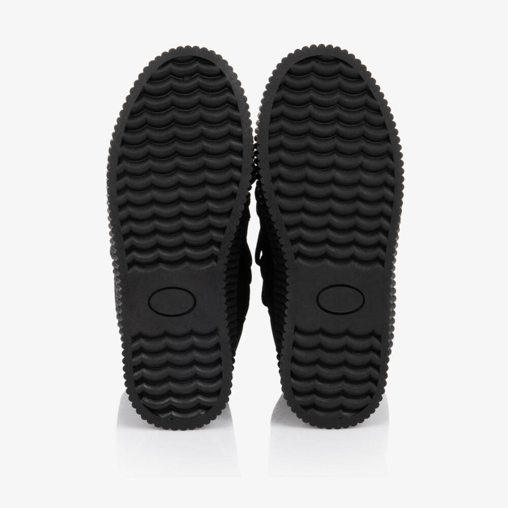 Molo-Black Snow Boots with Lace Toggle Fastening | Childrensalon