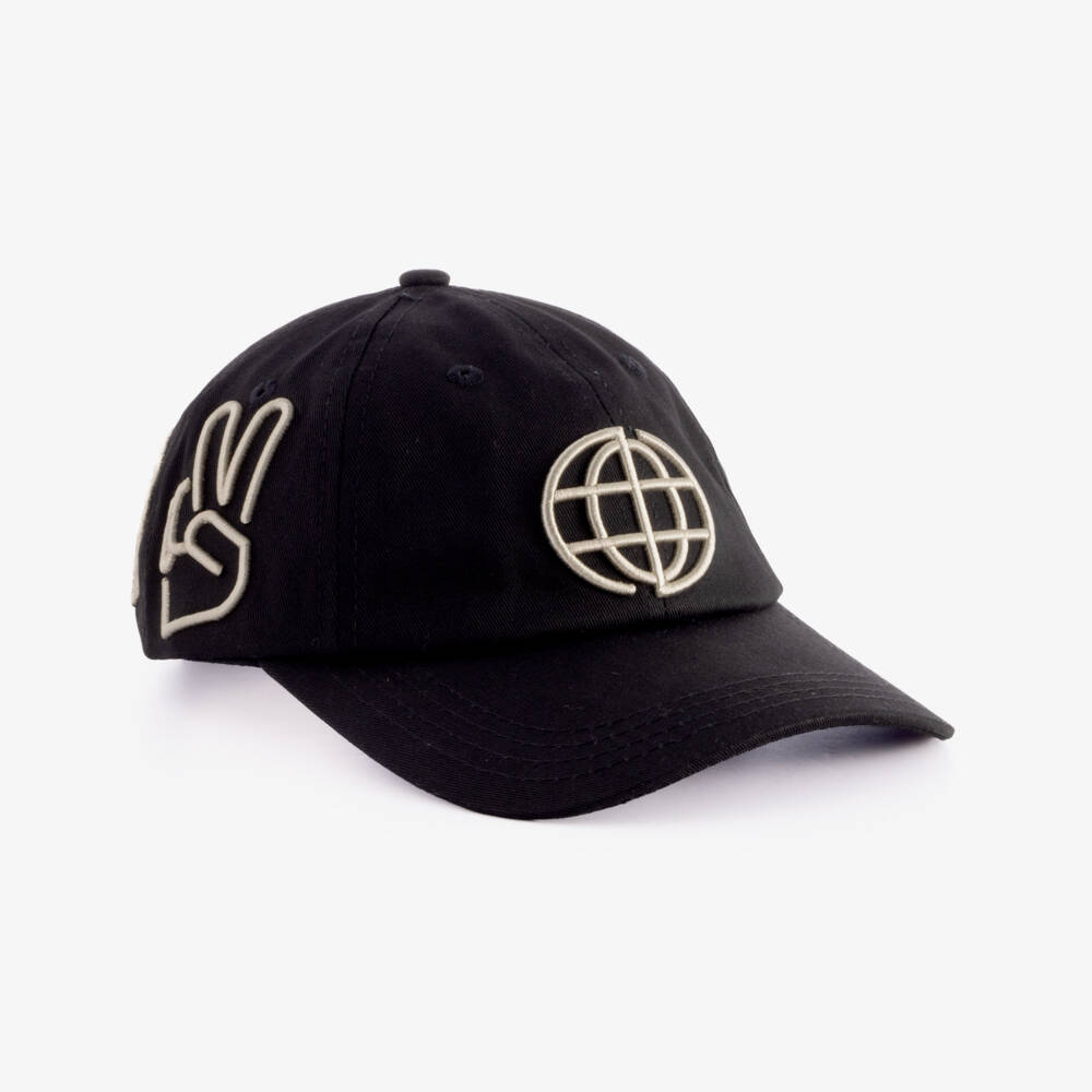 Molo-Black Symbols Cap | Childrensalon