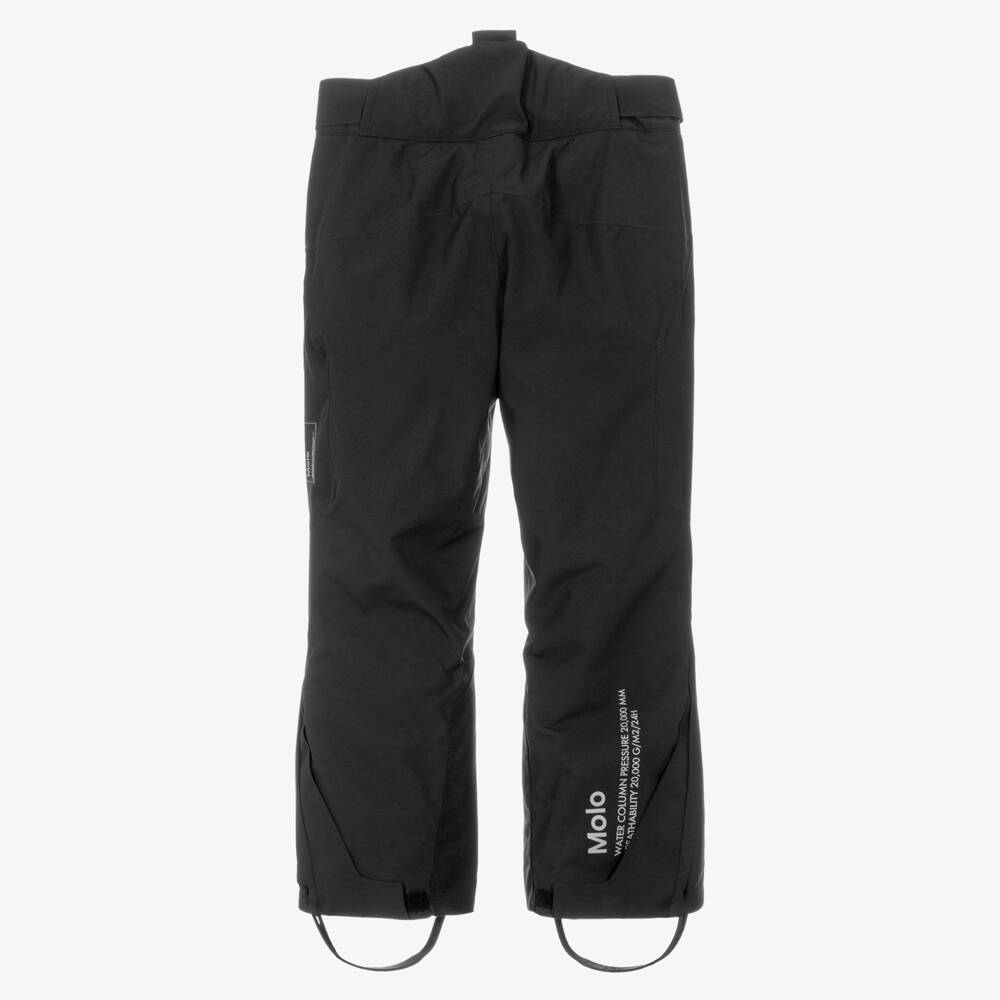 Molo-Black Technical & Waterproof Ski Trousers | Childrensalon