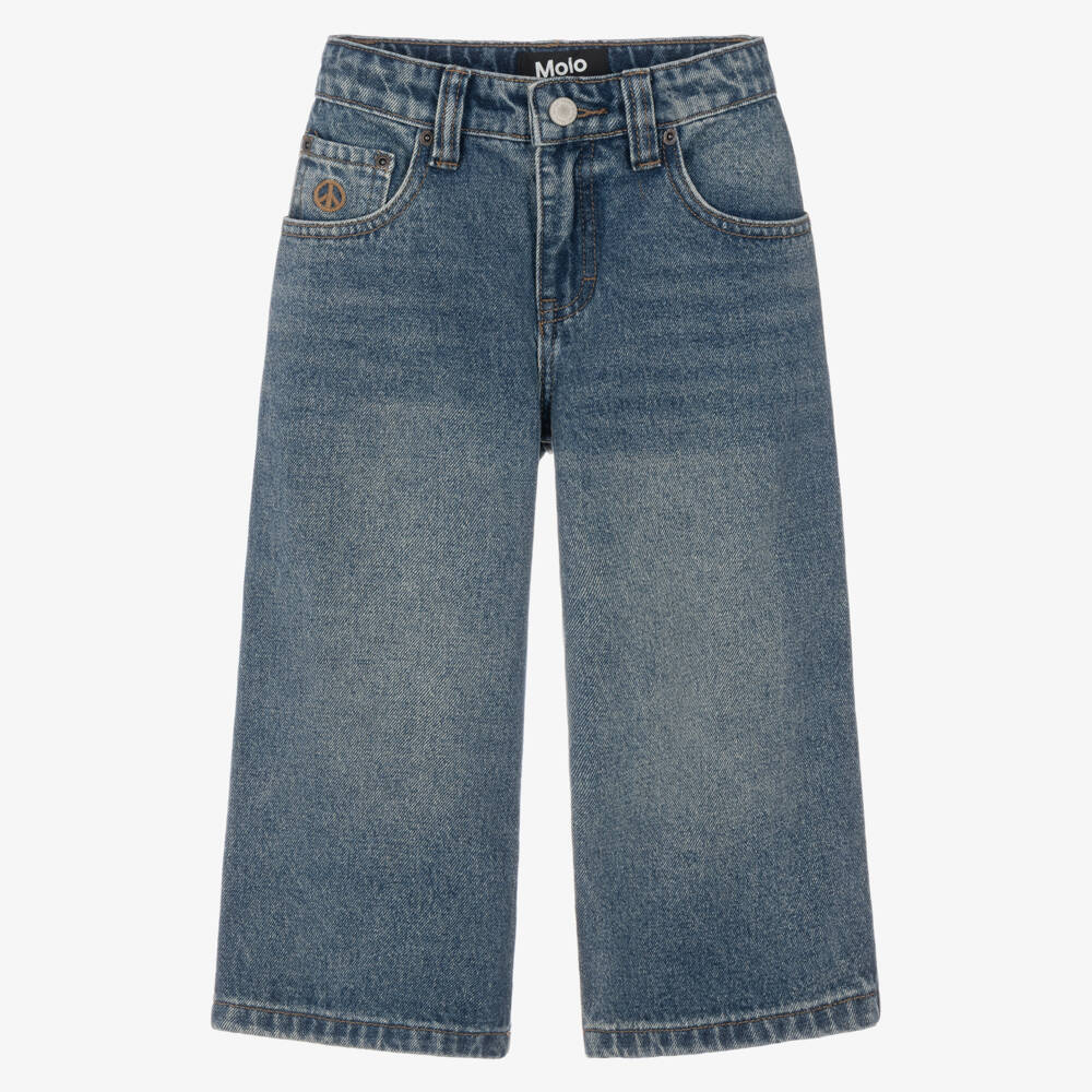 Molo-Blue Denim Extra Relaxed Fit Jeans | Childrensalon