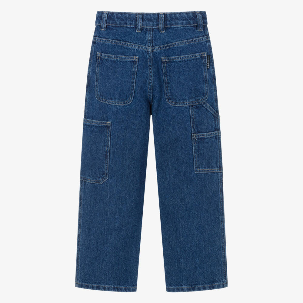 Molo-Blue Denim Relaxed Fit Jeans | Childrensalon