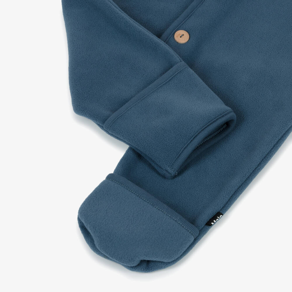 Molo-أفارول شتوي فليس لون أزرق للرضع | Childrensalon