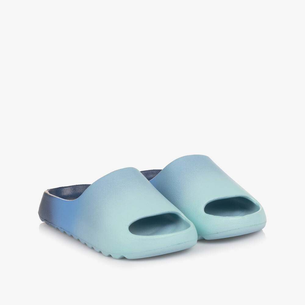 Molo-Blue Ombre Foam Sliders | Childrensalon