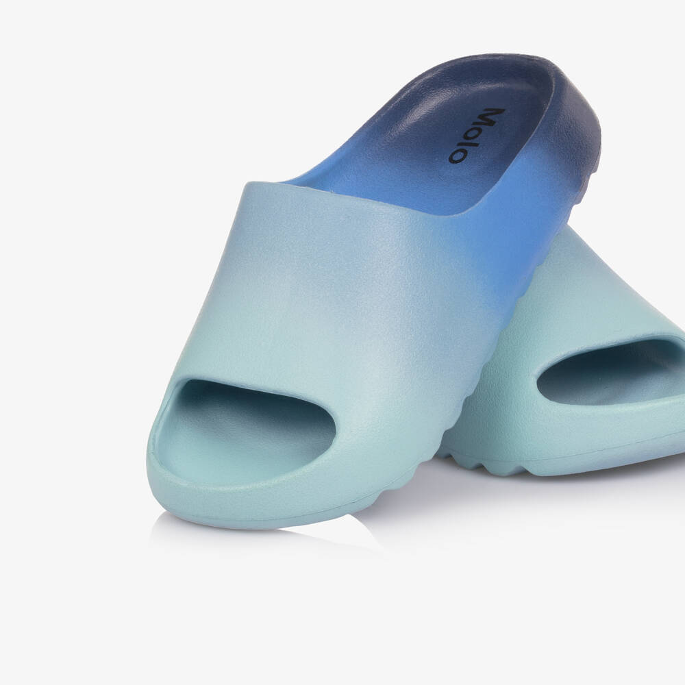 Molo-Blue Ombre Foam Sliders | Childrensalon