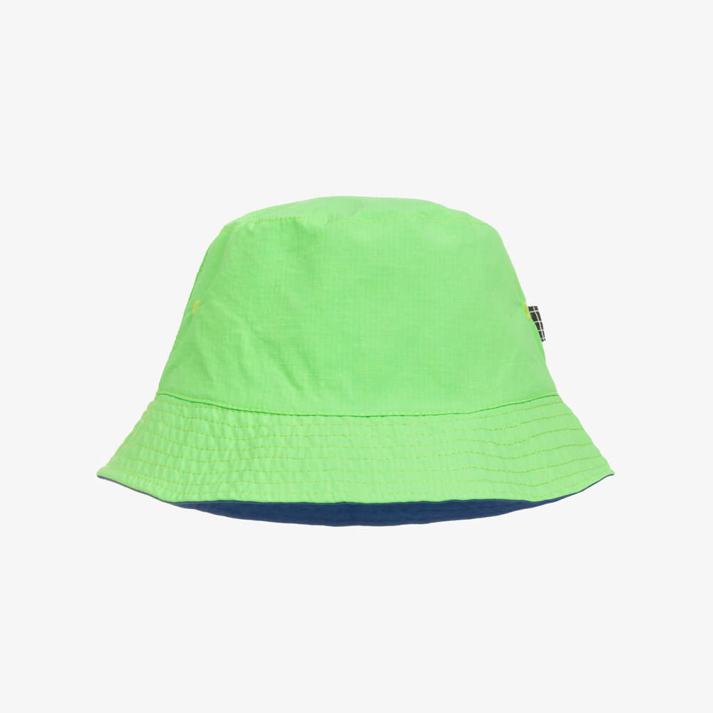 Molo-Blue Reversible Bucket Hat | Childrensalon