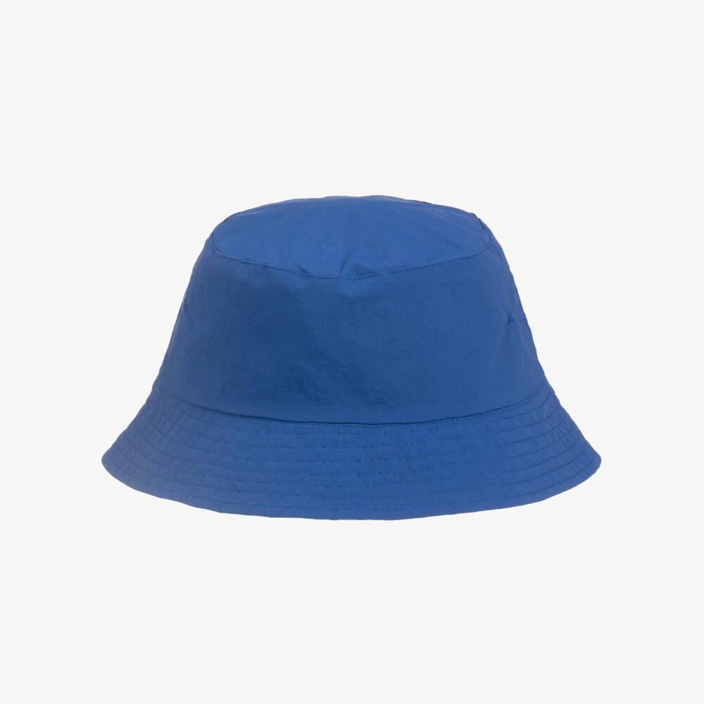 Molo-Blue Reversible Bucket Hat | Childrensalon
