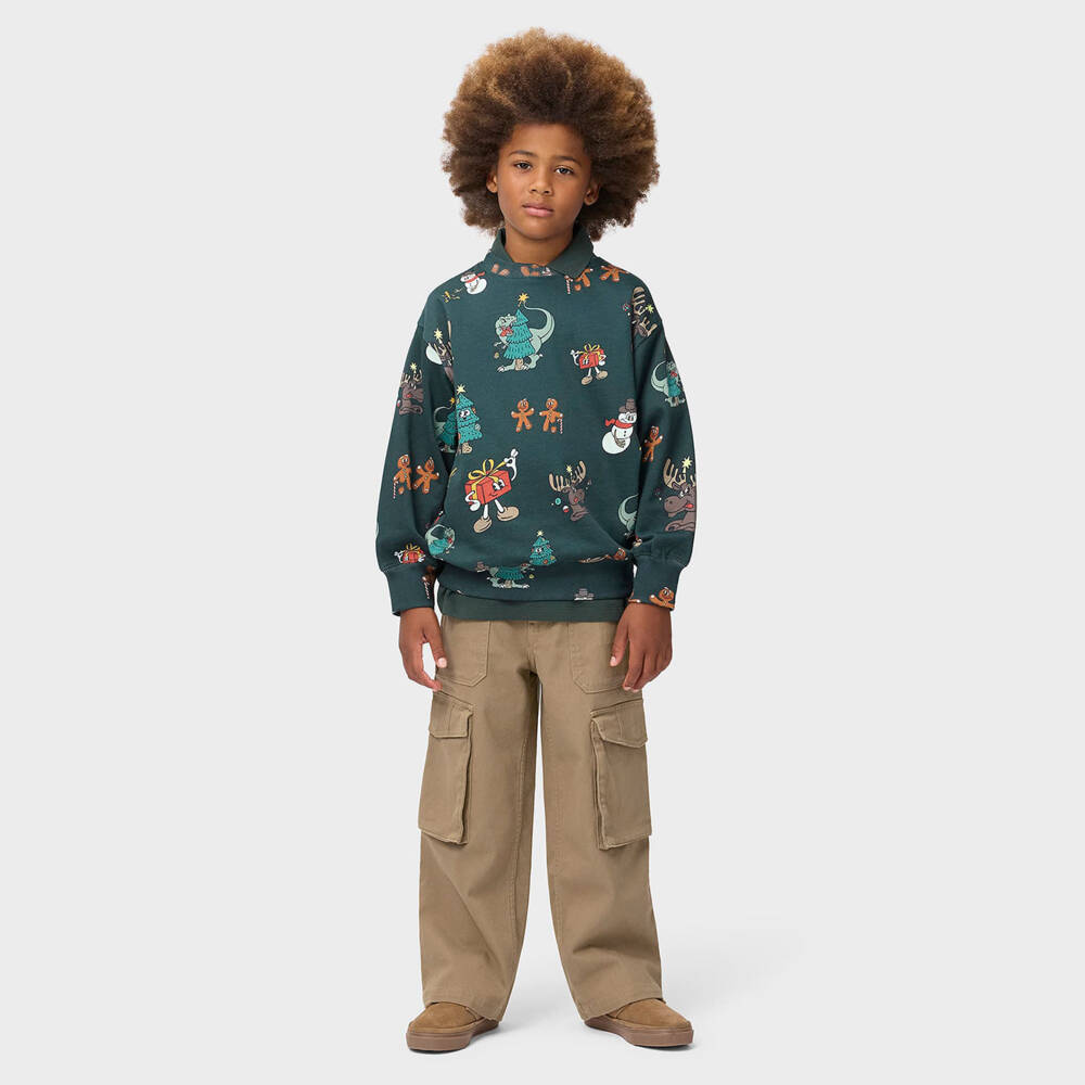 Molo-Boys Beige Cargo Trousers in Cotton Twill | Childrensalon