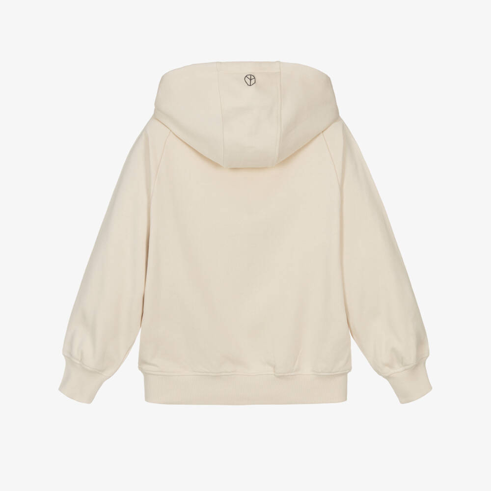 Molo-Худи из бежевое из хлопка с граффити вышивкой для мальчиков | Childrensalon