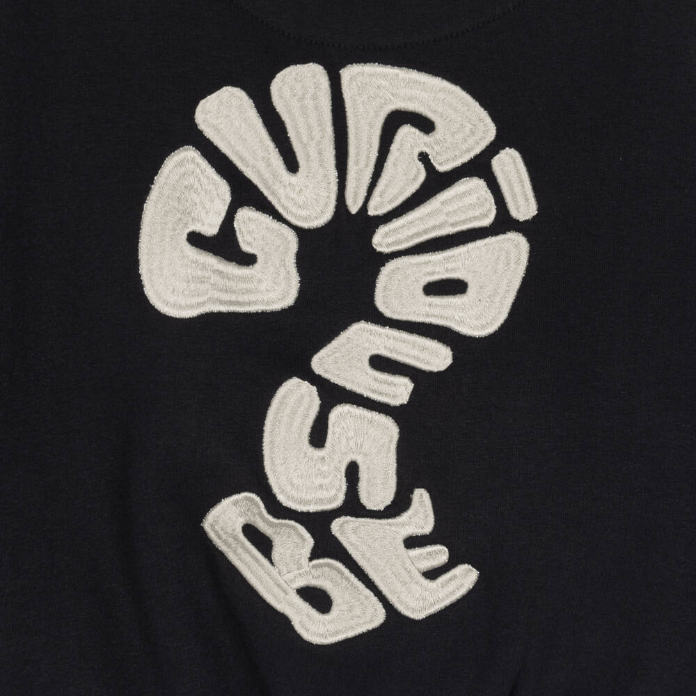 Molo-Boys Black Be Curious Sweatshirt | Childrensalon