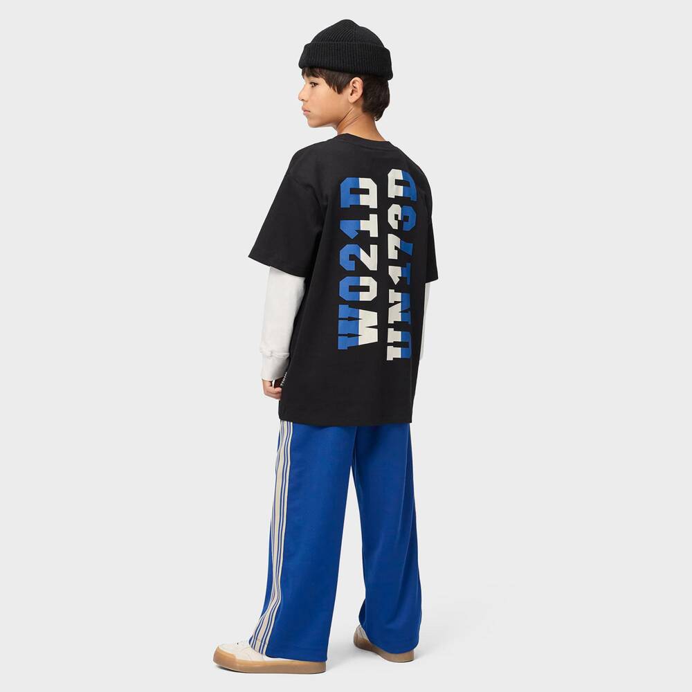 Molo-Boys Black Cotton World United T-Shirt | Childrensalon