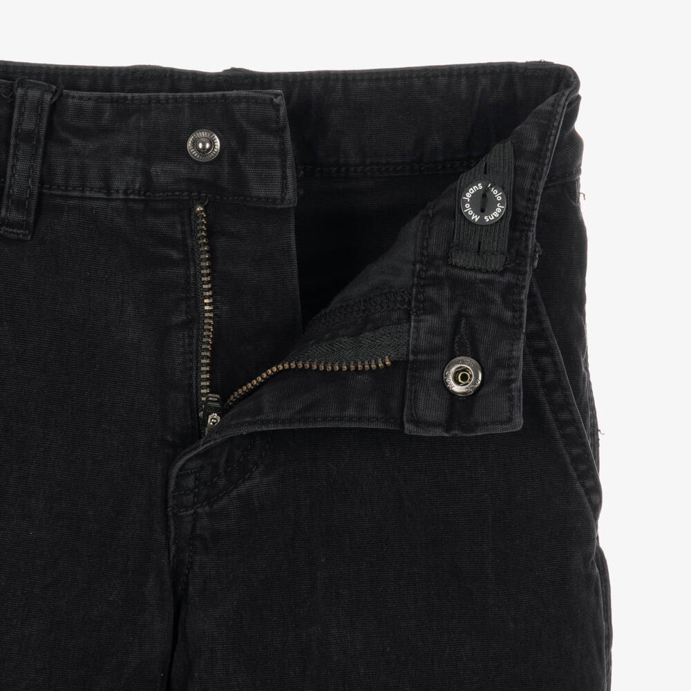 Molo-Boys Black Denim Relaxed Fit Jeans | Childrensalon