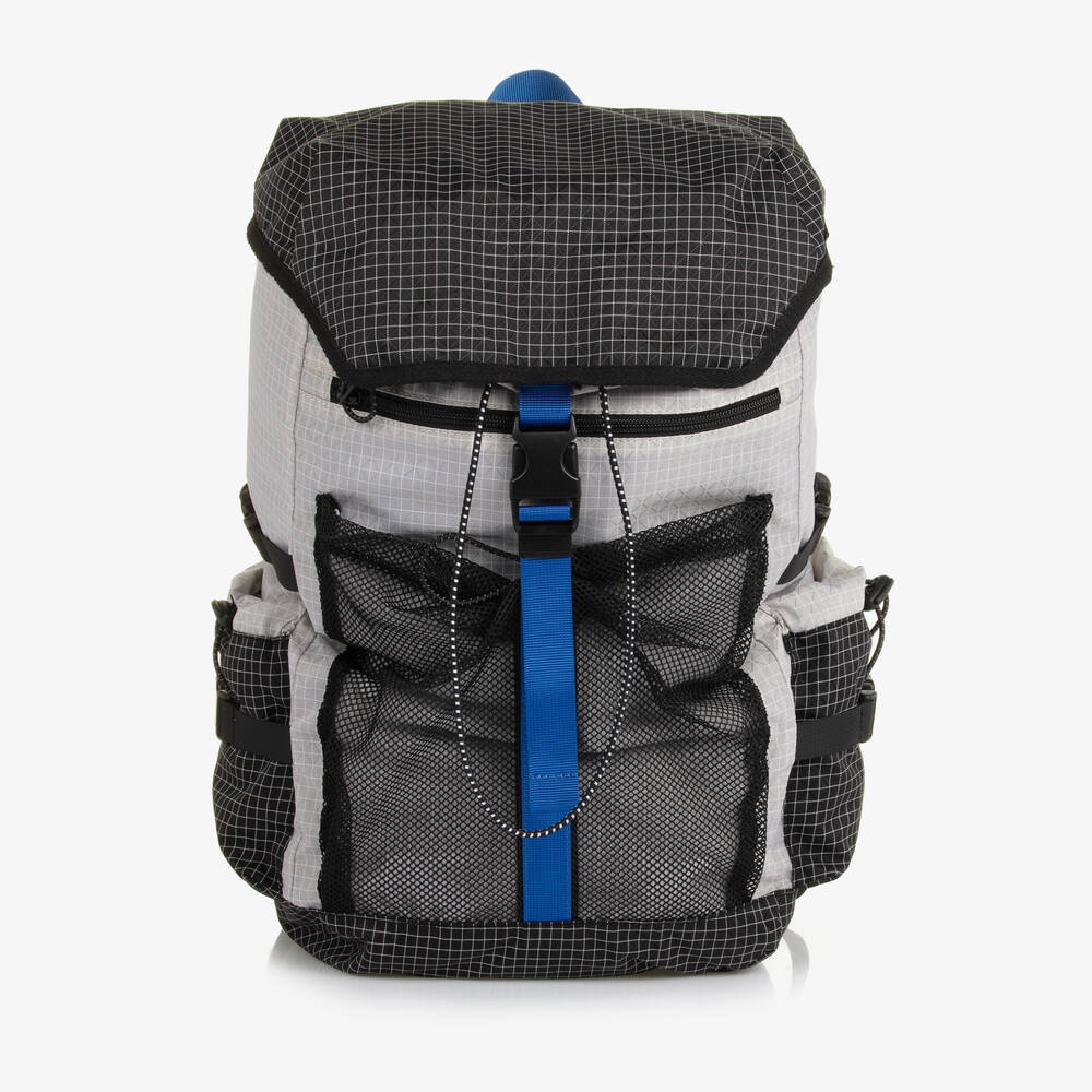 Molo-Boys Black & Grey Rucksack (48cm) | Childrensalon