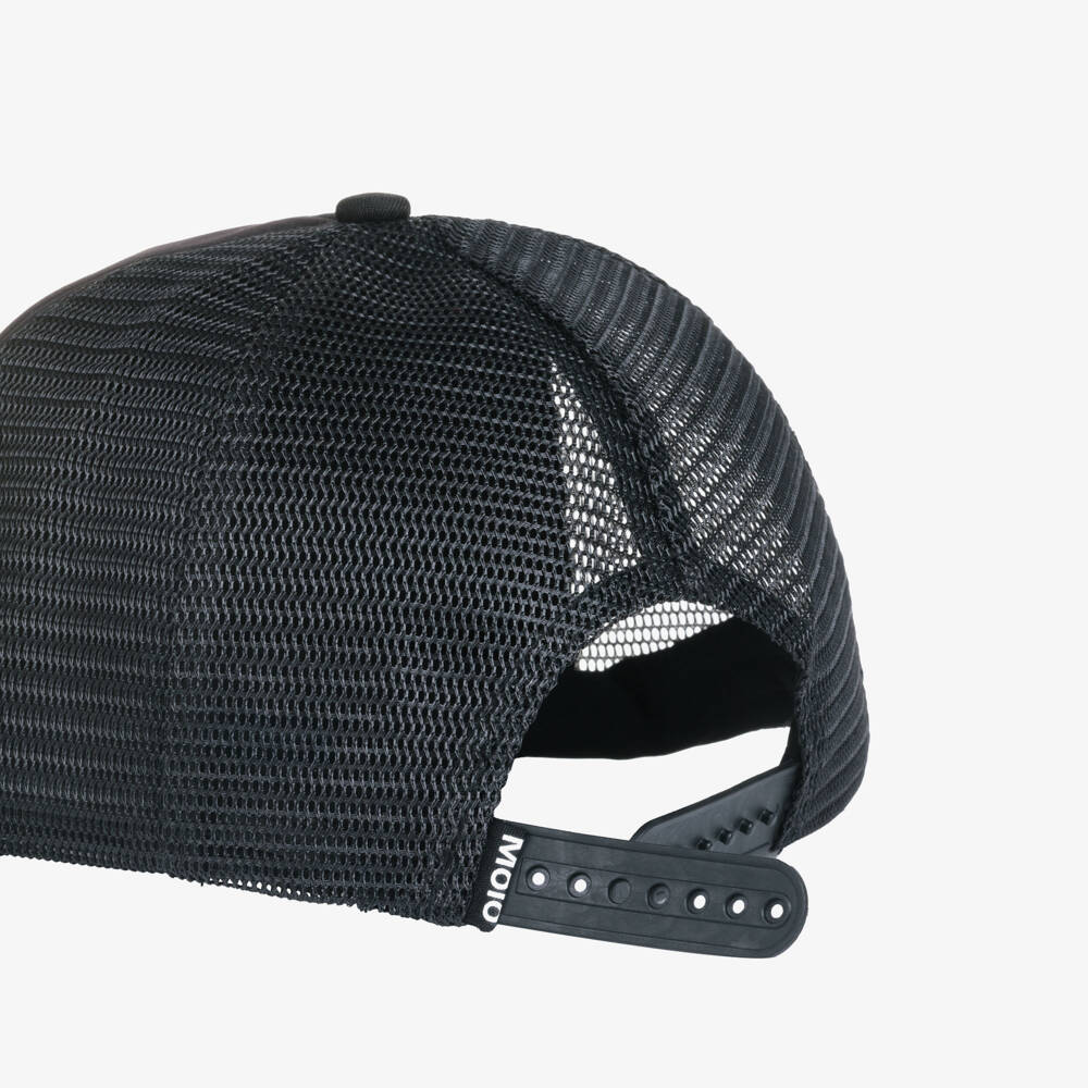Molo-Boys Black Smiling Face Cap | Childrensalon