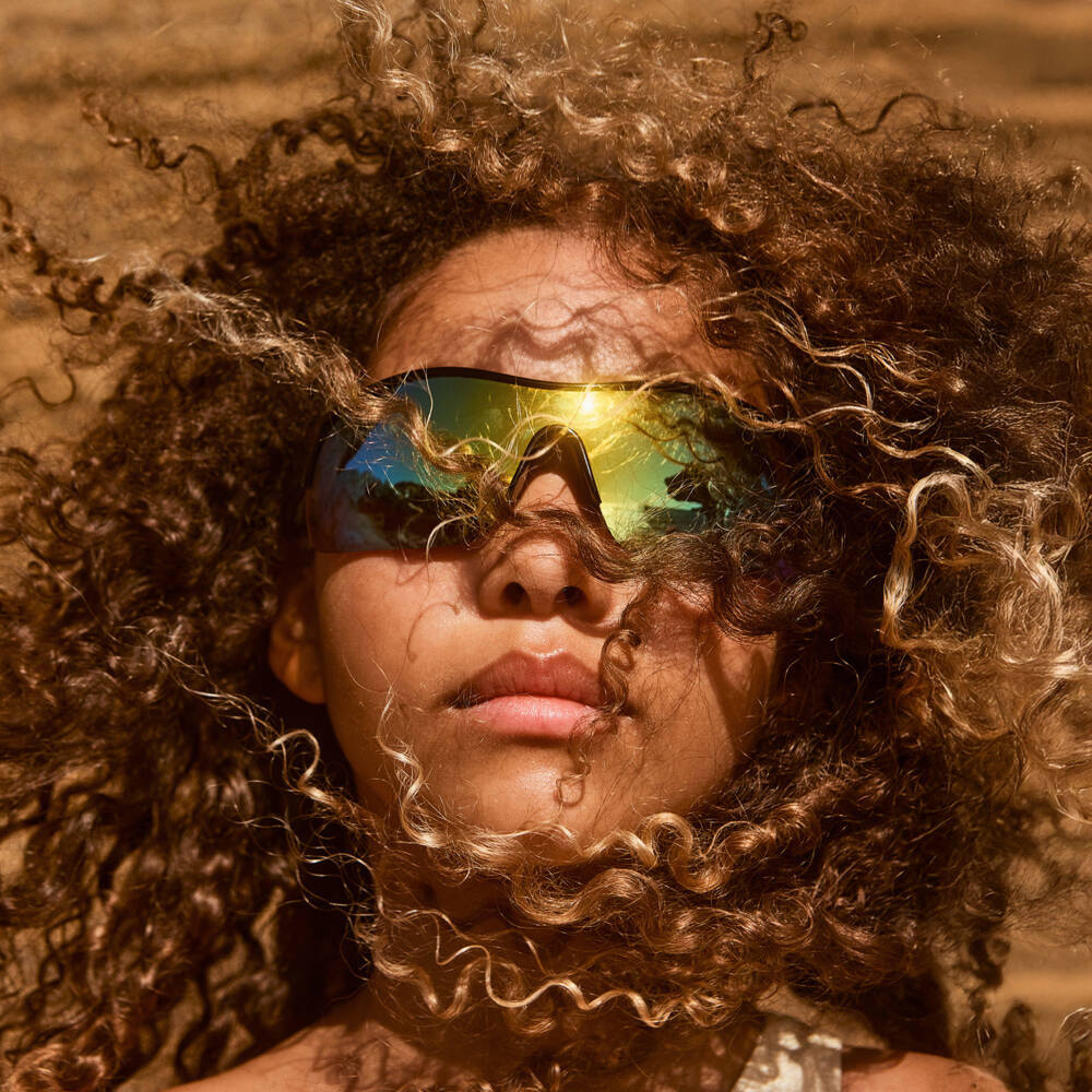 Molo-Boys Black Sunglasses with Mirror Lenses (UVA/UVB) | Childrensalon