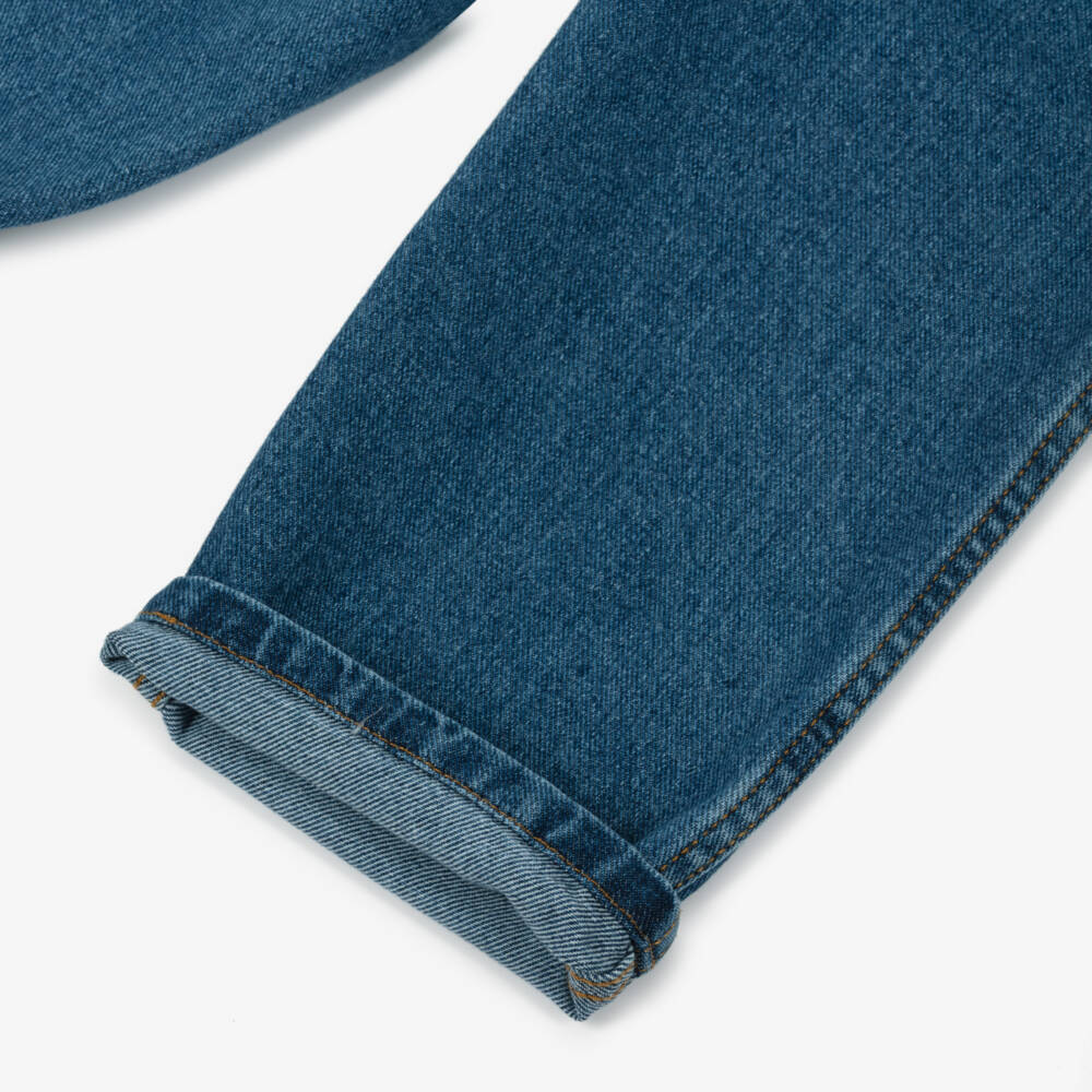Molo-Boys Blue Denim Relaxed Fit Jeans | Childrensalon